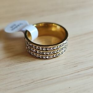 Gold Infinity Band Ring